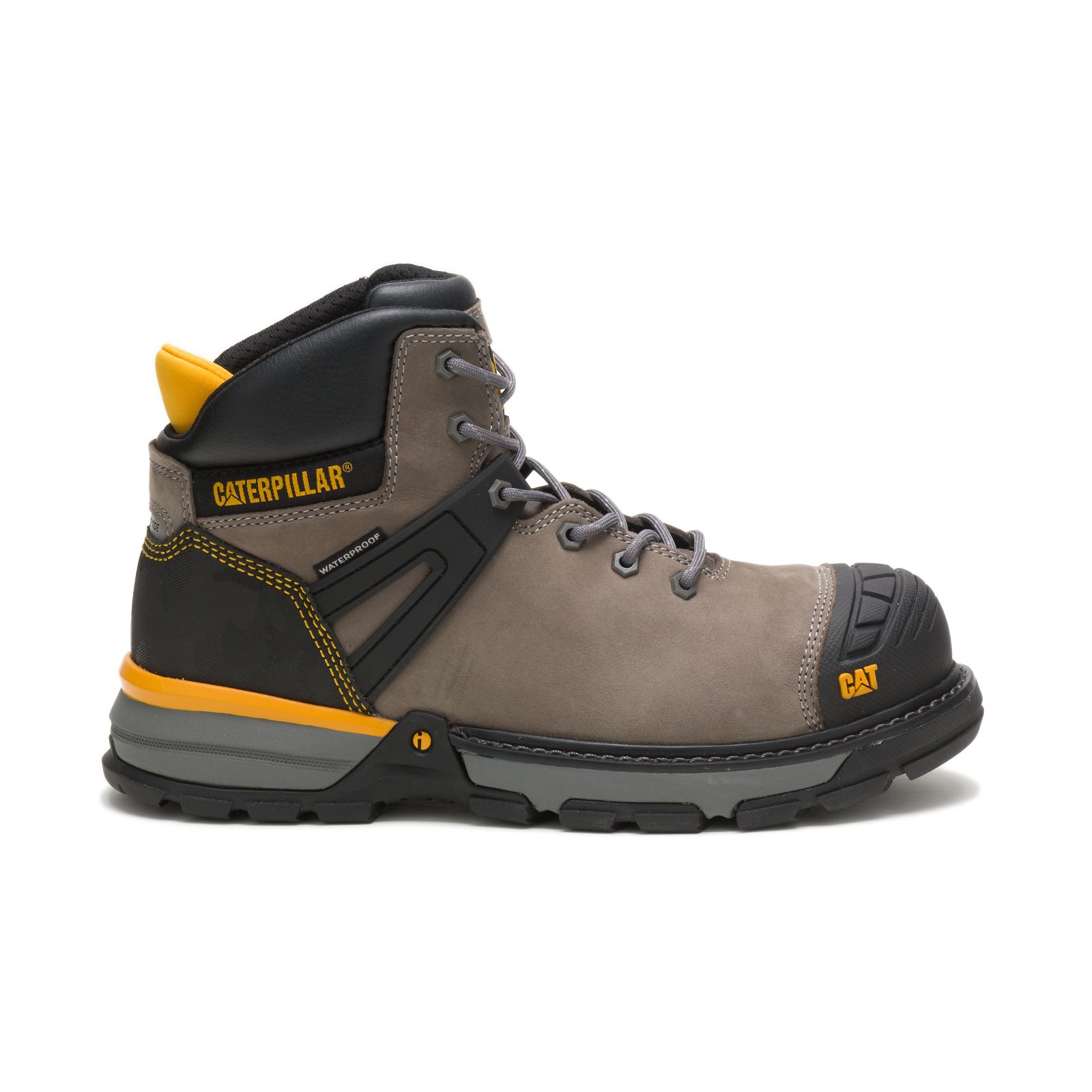 Caterpillar Excavator Superlite Waterproof Nano Toe Csa Philippines - Mens Work Boots - Brown/Black 14965XKGZ